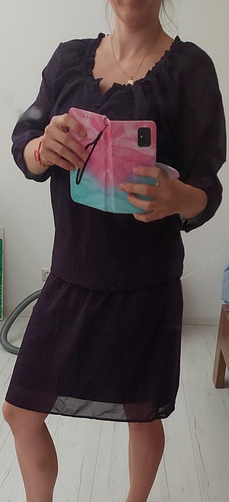 Vzdušné šaty s dlhým rukávom zn.tchibo, tchibo,m