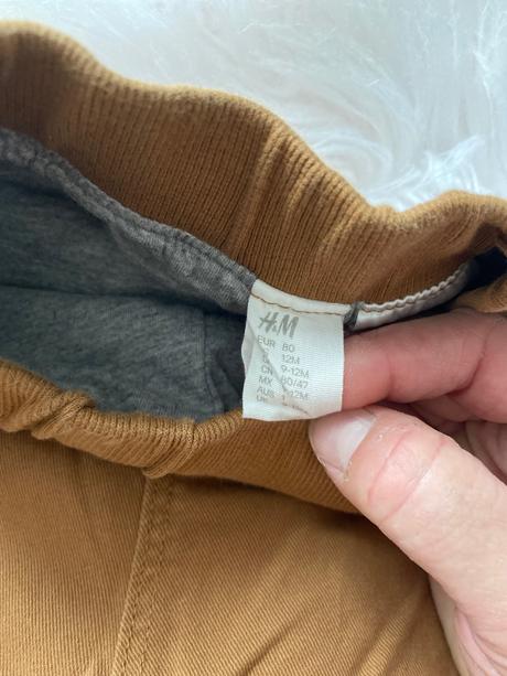 Podšité nohavice h&m, h&m,80