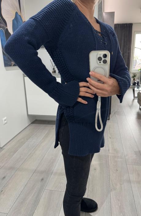 Zara dlhy sveter, zara,s