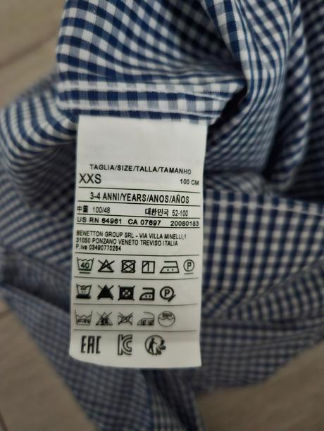 Košeľa benetton, benetton,104
