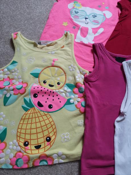 Tričká, tielka 110, h&m,110