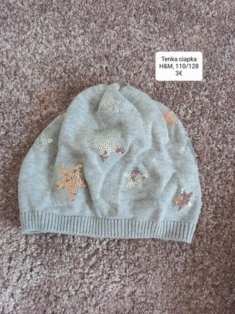 Tenka ciapka, h&m, 110/128, h&m,110