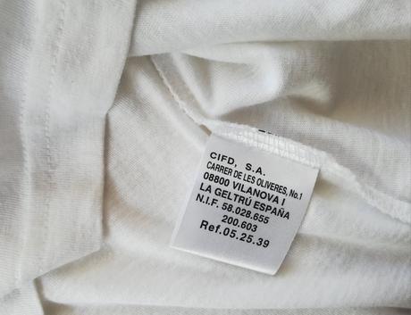 Top, tričko, biele so vzorom, s, m, m / s