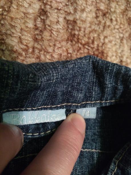 Riflový jarný kabátik, 74