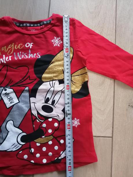 Vianočné tričko s minnie mouse, disney,104