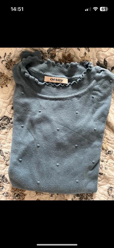 Modrý svetrík, orsay,s