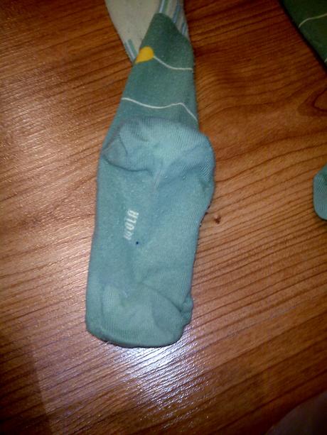 Dievčenské pančušky v jemnej zelenej farbe, 104