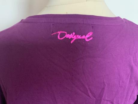 Desigual fialové tričko s visačkou, desigual,134