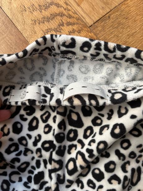 Zateplene leginy s leopardim vzorom lindex 110, lindex,110