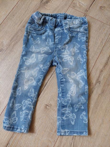 Dievčenské rifle, h&m,80