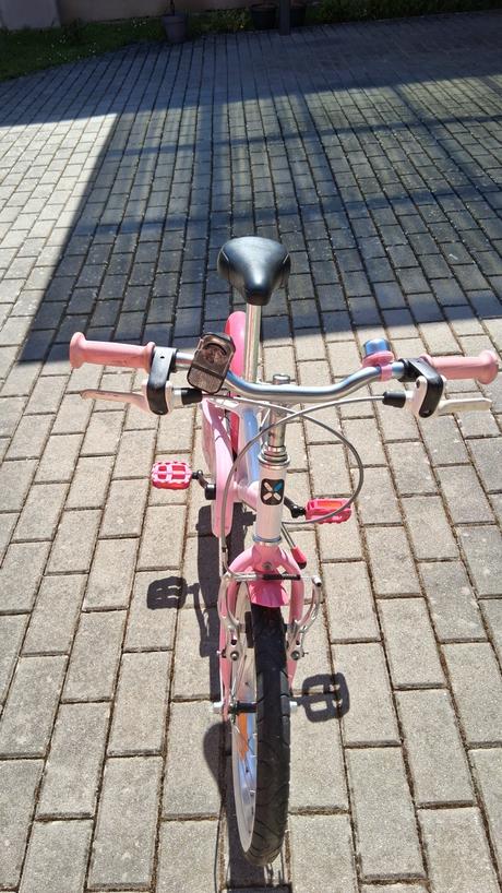 Btwin 16-palcový dievčenský bicykel, 16