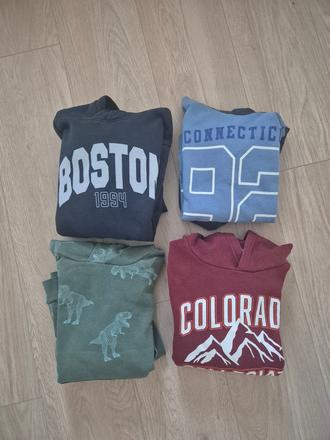 4x mikina hm, h&m,134