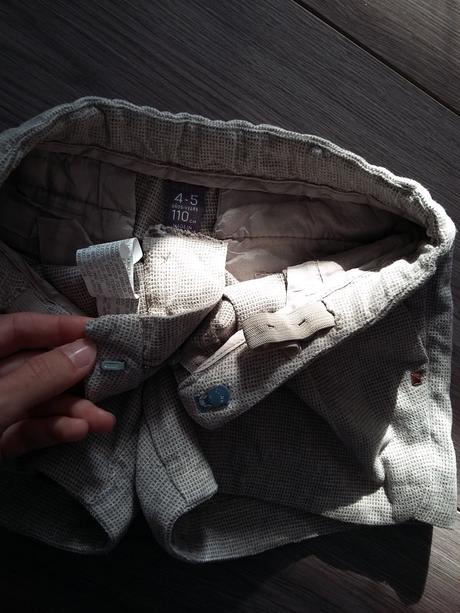 Hrubsie šortky, zara,110