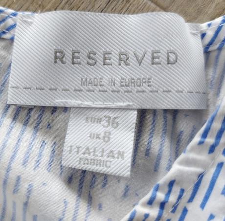 Bledomodré letné šaty, reserved,36