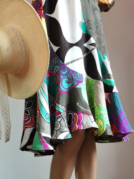 D. e. p. t. - krásne letné šaty z ľanu, m