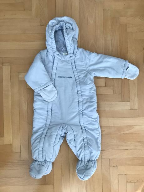 Zimný overal benettonbaby, benetton,68