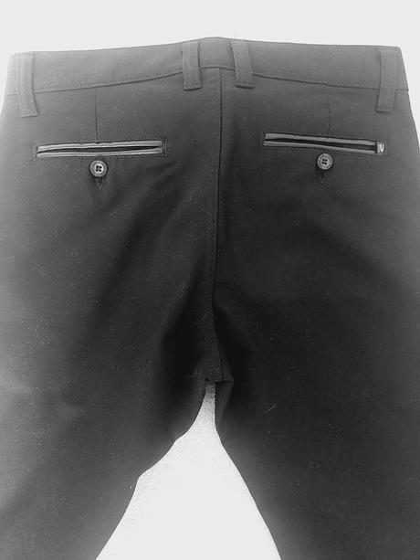 Chlapčenské nohavice spoločenské, s