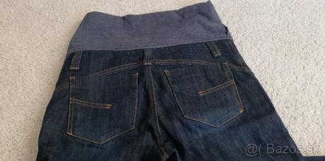 Tehotenske rifle - modre vel. 36/38, s