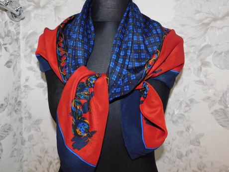 Kvalitná luxusna hodvabna elegantná šatka, xl