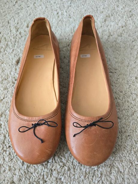 Kožené baleriny, 36