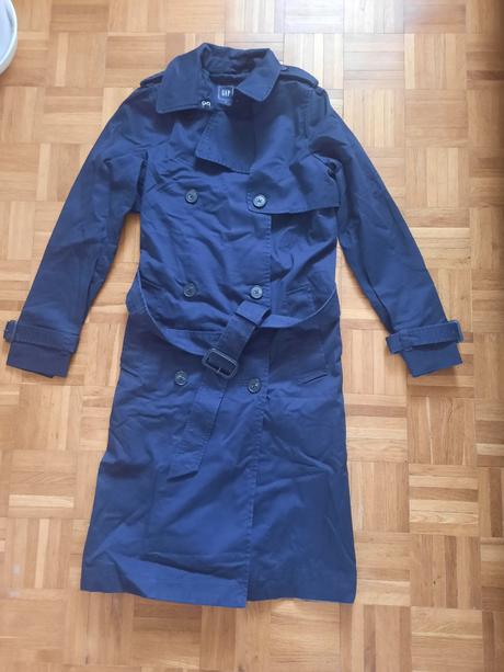 Dámsky dlhý trenčkot, gap,xs