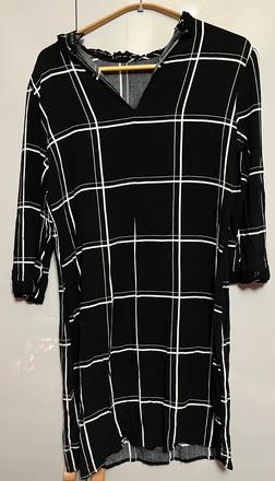 Kárované šaty, amisu,m