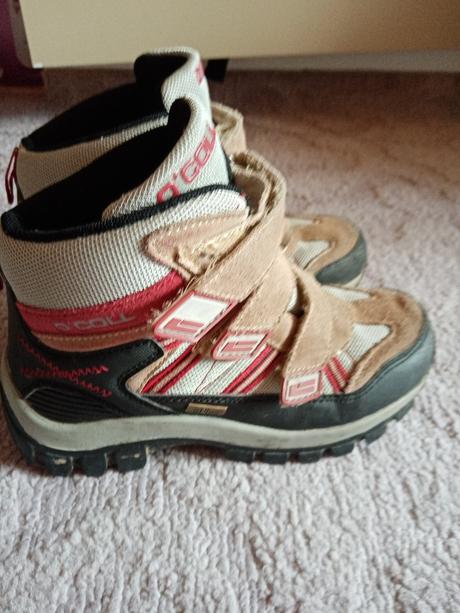 Turistické topánky na suchý zips, 34