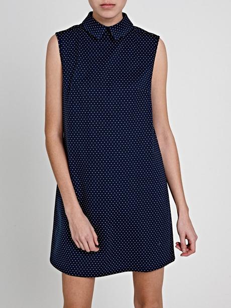 Bodkované šaty bez rukávov, gate,38 / l / m