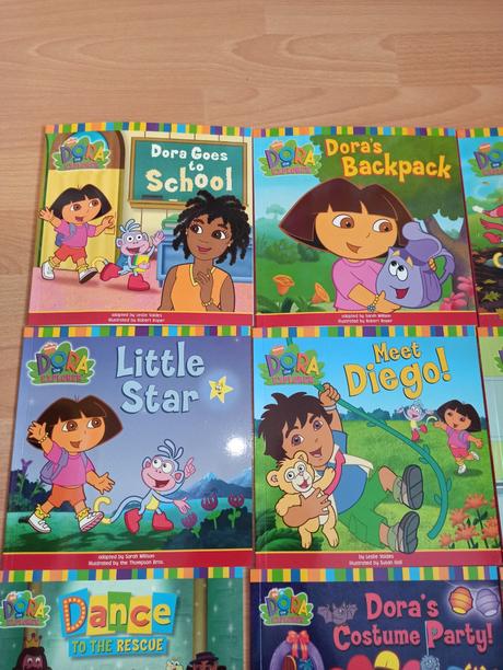Dora the explorer 20 x zositkova kniha,
