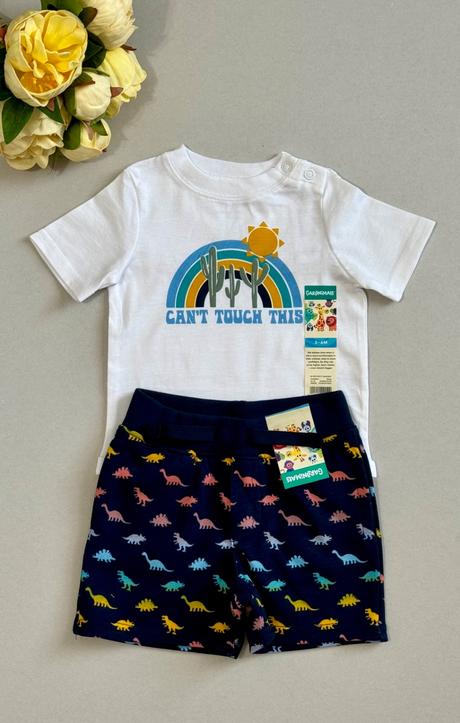 Garanimals chlapčenská súprava kraťasky a tričko, 62