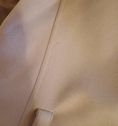 Štýlová biker bunda v béžovej farbe veľ.38, 38