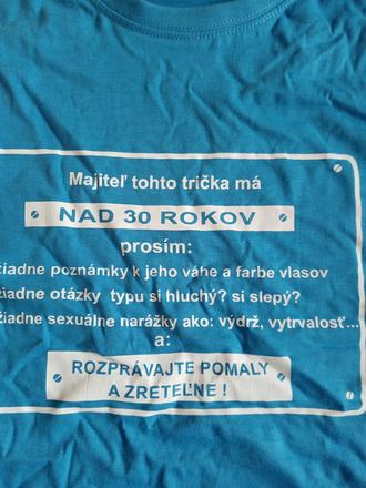 Vtipné tričko, l
