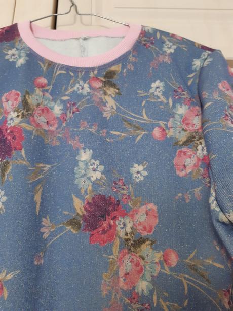 Zimne saty z teplakoviny, m