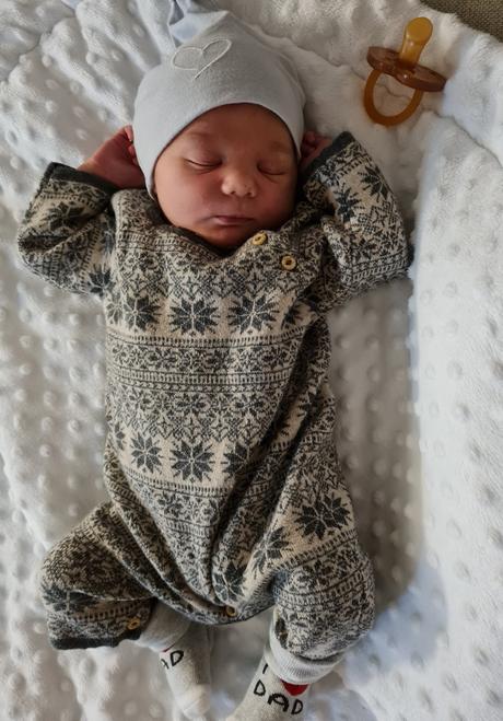 Teplý overalík pre novorodenca, h&m,50