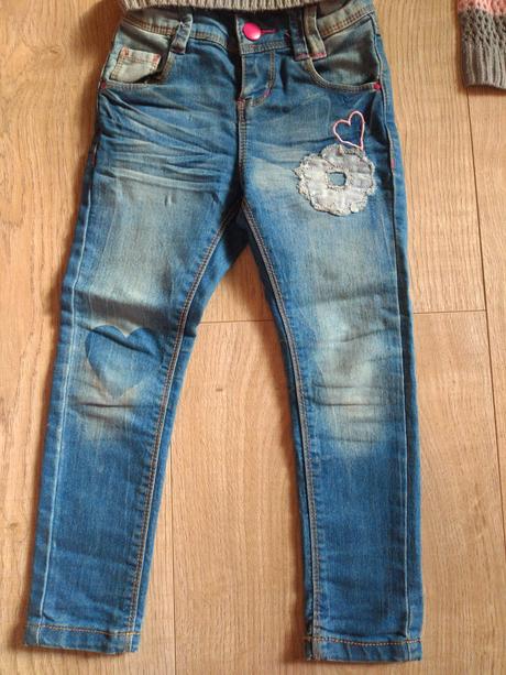 2v1 krásny pulóver + nohavice 98, h&m,98