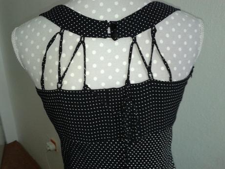 Čierno biele bodkované šaty veľ. 38, 38