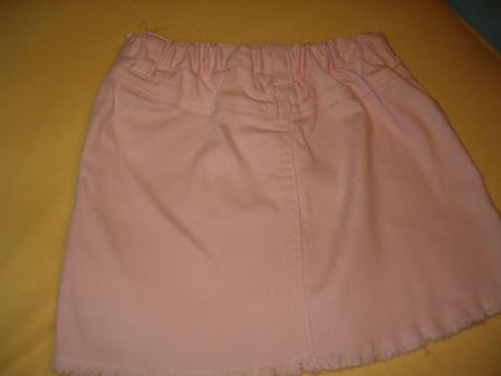Ružová riflová suknička, 98