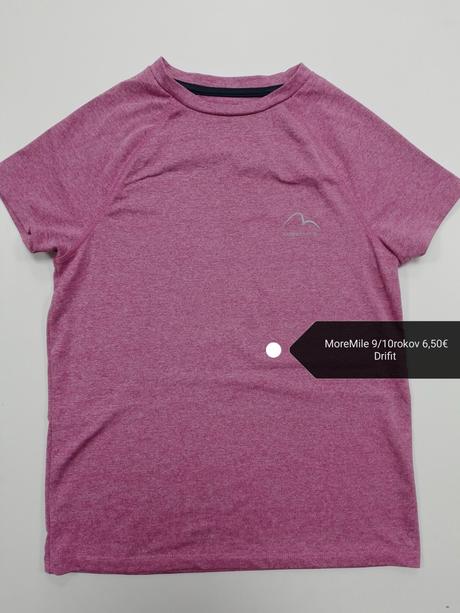Športové tričko drifit more mile, 140