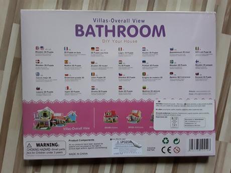 Drevené 3d puzzle skladačka villa snov, 