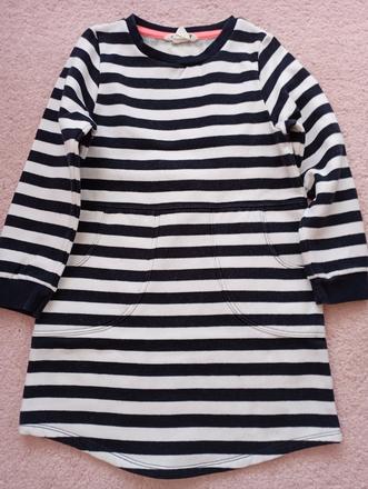 Mikinové šatky, h&m veľk.110/116, h&m,110