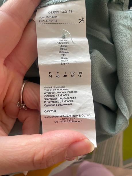 Bledo zelený viskózový top, s.oliver, s.oliver,xxl