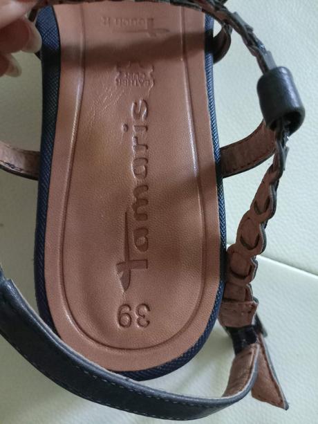 Tamaris kožené sandále, tamaris,39