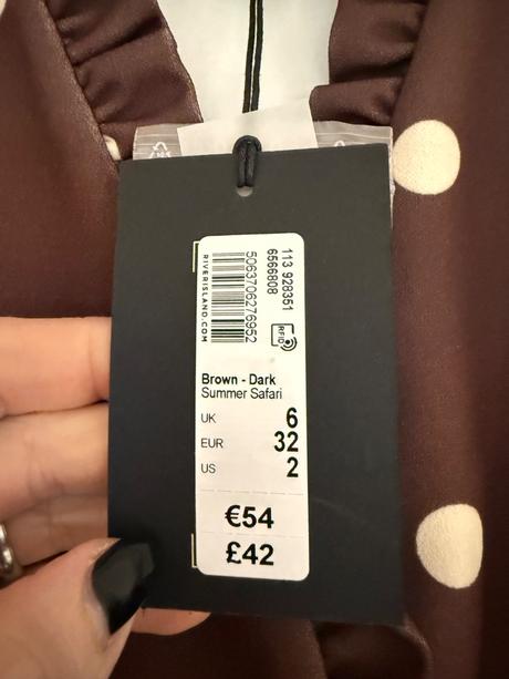 Guličkový top river island, river island,xs