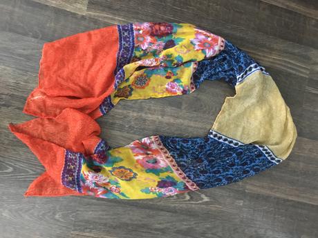 Farebný šál na jeseň, xl