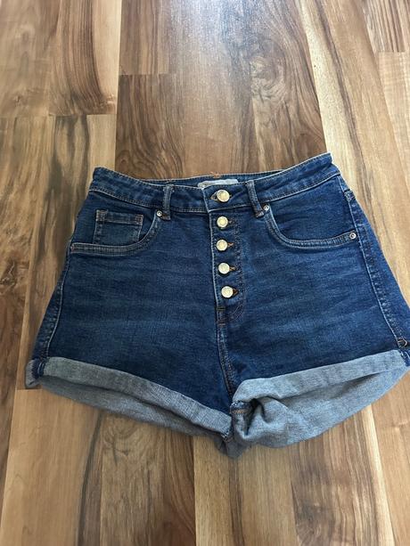Zara denim šortky, zara,s