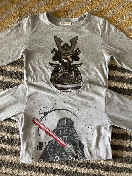 Tričká lego 122/128, h&m,122