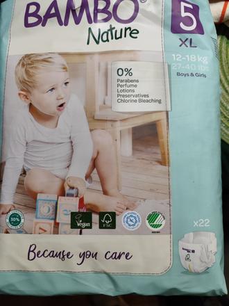 Plienky bambo, bambo,11 kg - 25 kg