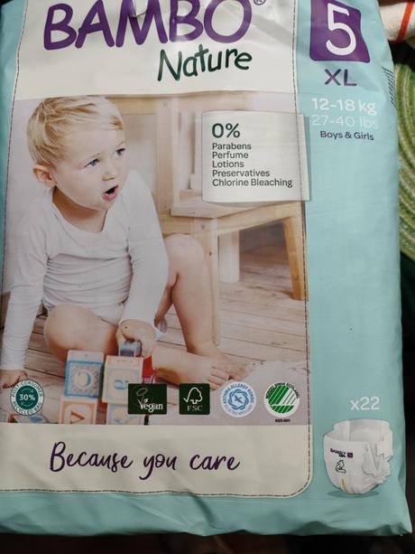 Plienky bambo, bambo,11 kg - 25 kg