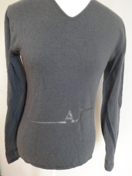 Machovosivý pulóver armani jeans s vlnou, armani,38
