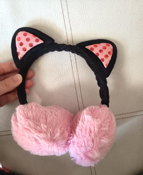 Klapky na uši mačička, 